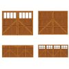 Wood garage door installation